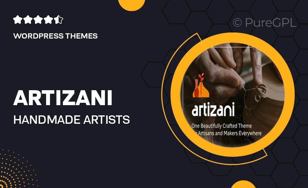 Artizani – Handmade Artists and Artisans WordPress Theme