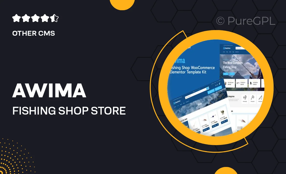 Awima – Fishing Shop & Store WooCommerce Elementor Pro Template Kit