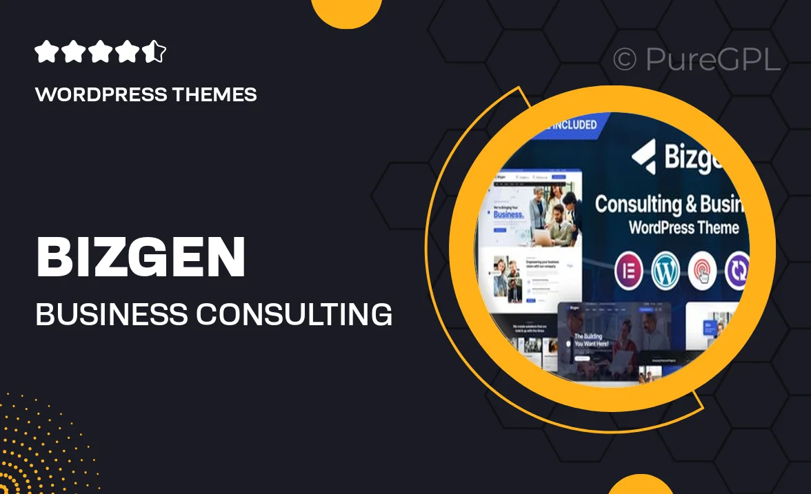 Bizgen – Business Consulting WordPress Theme + RTL