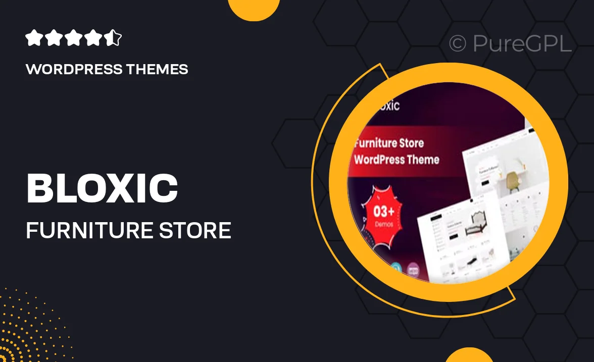 Bloxic – Furniture Store WooCommerce Theme