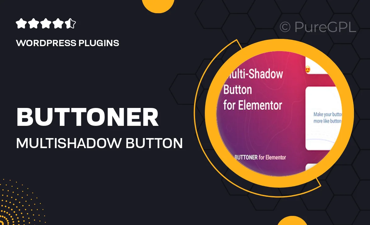 Buttoner – Multi-shadow Button for Elementor