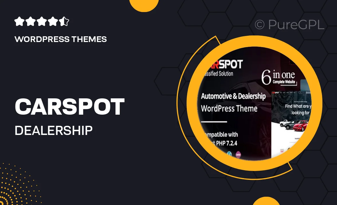 CarSpot – Dealership WordPress Classified Theme