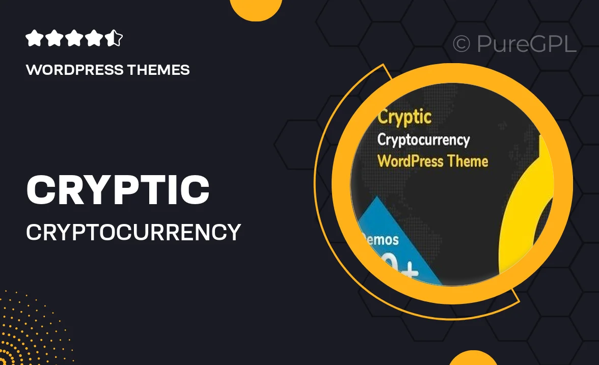 Cryptic – Cryptocurrency WordPress Theme