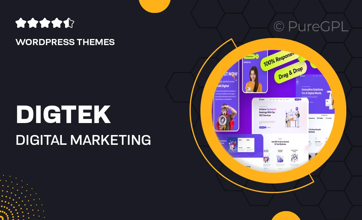 Digtek – Digital Marketing Agency WordPress Theme