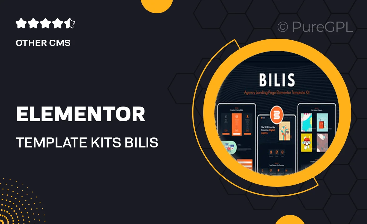 Elementor template kits | Bilis