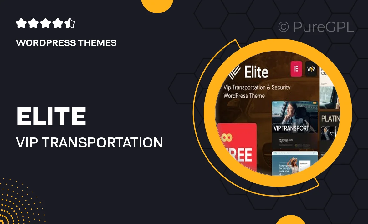 Elite – Vip Transportation & Security WordPress Theme