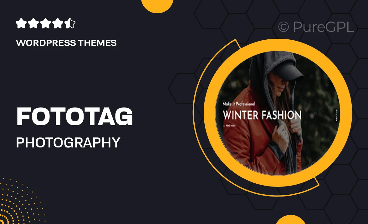 Fototag – Photography WordPress Theme