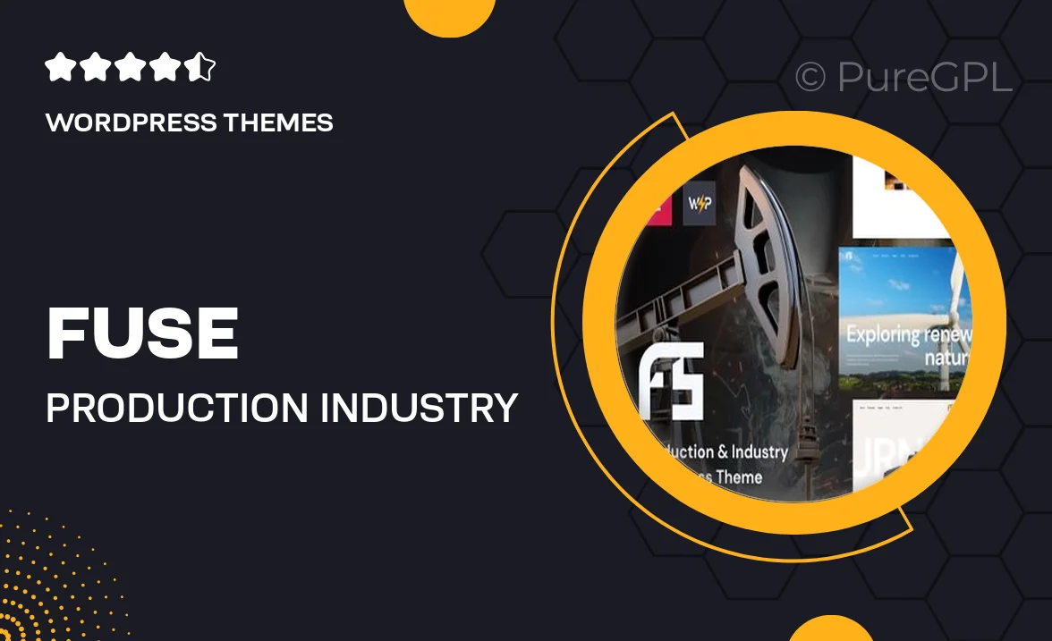 Fuse – Production & Industry WordPress Theme