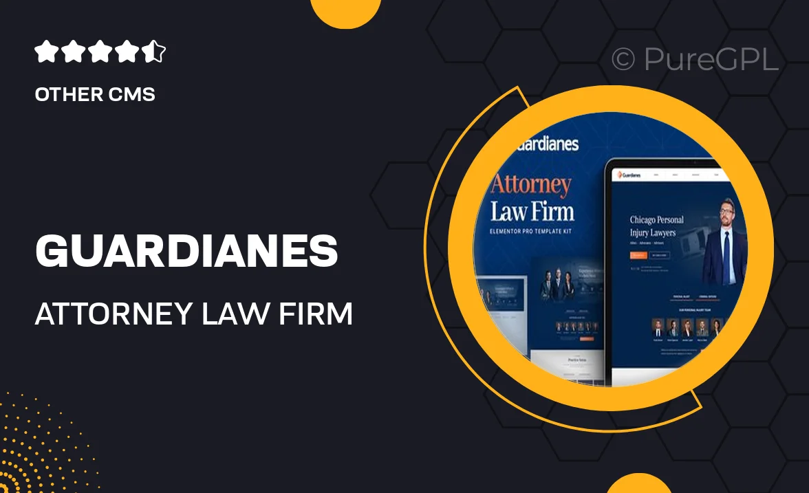 Guardianes – Attorney Law Firm Elementor Pro Template Kit