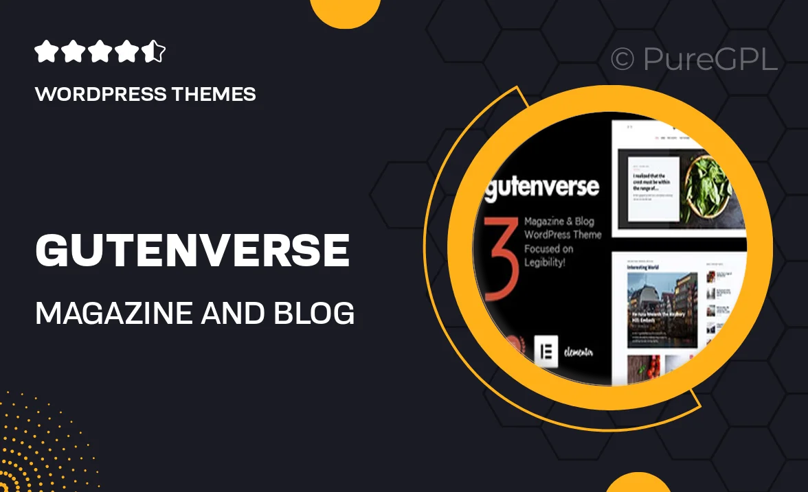 GutenVerse – Magazine and Blog Theme