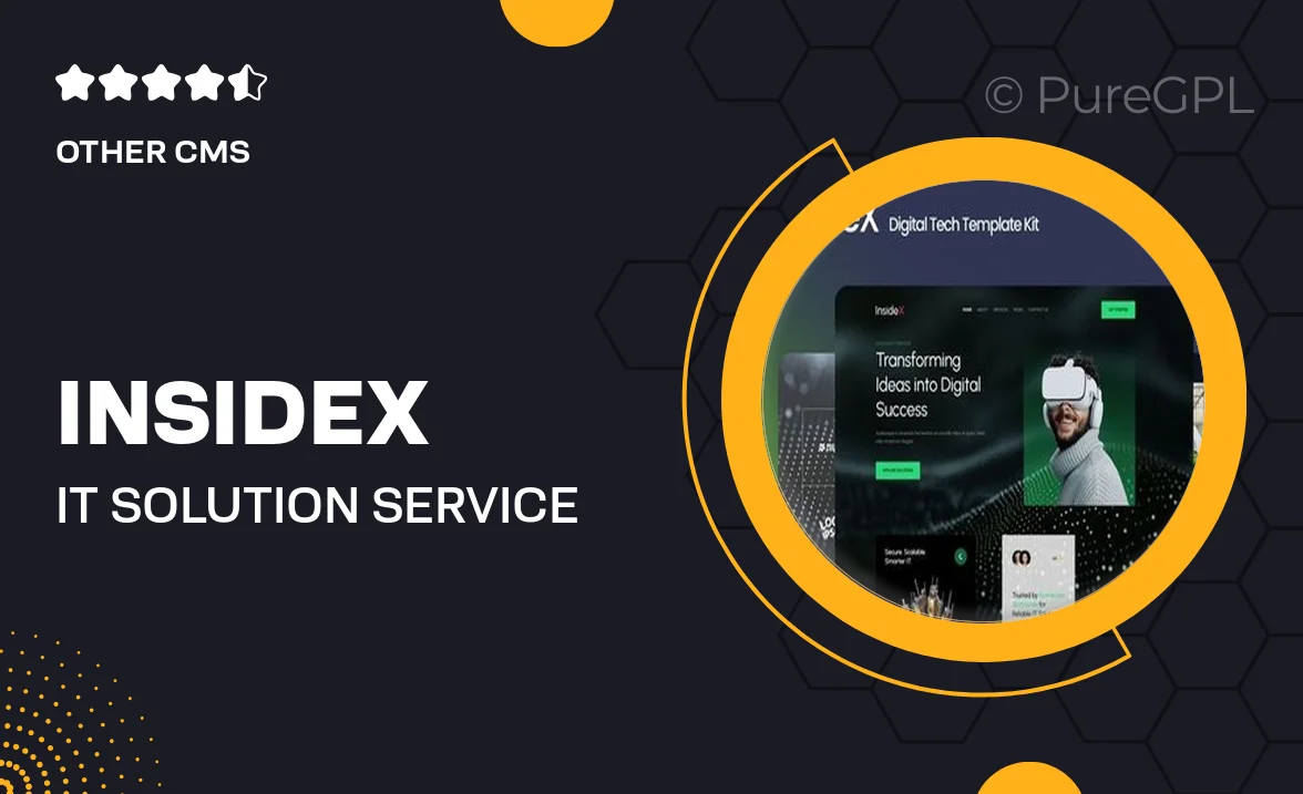 InsideX – IT Solution & Service Elementor Template Kits