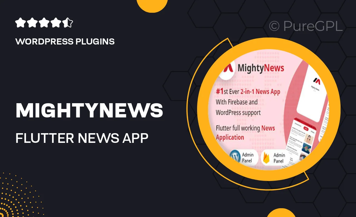 MightyNews – Flutter News App with WordPress backend