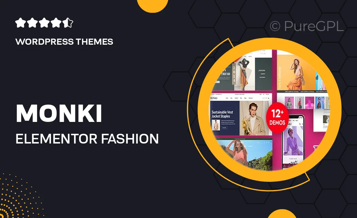 Monki – Elementor Fashion WooCommerce WordPress Theme