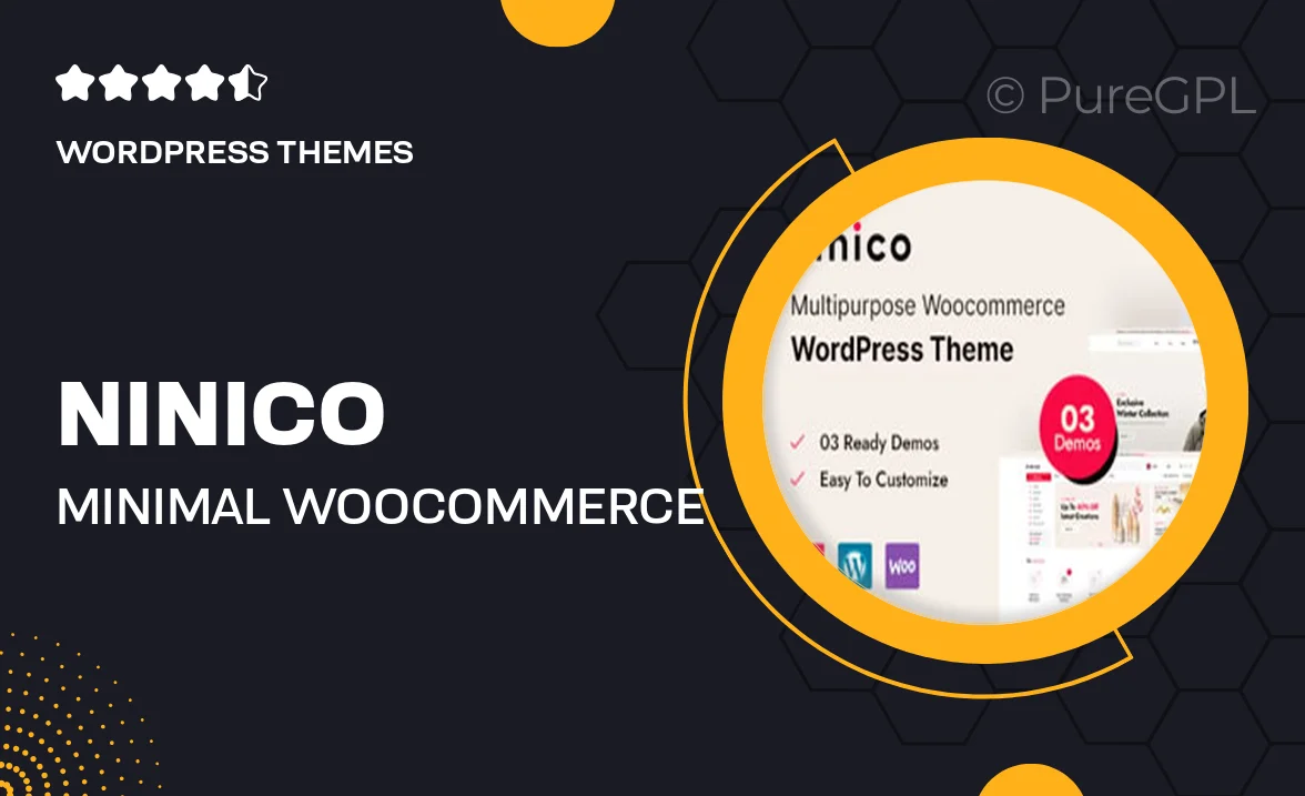 Ninico – Minimal WooCommerce WordPress Theme