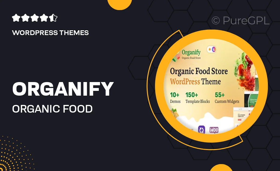 Organify – Organic Food Products WordPress Theme