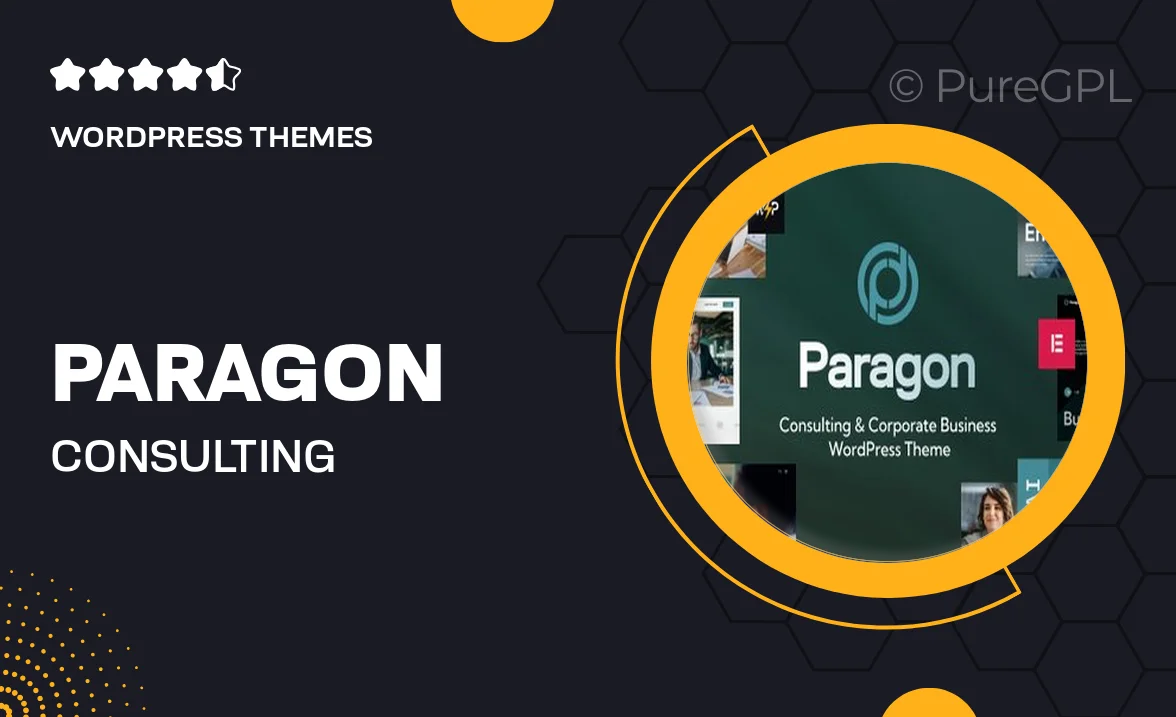 Paragon – Consulting & Corporate Business WordPress Theme