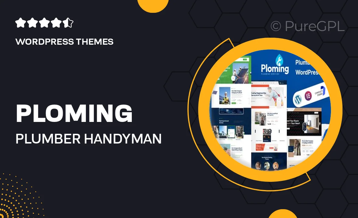 Ploming – Plumber & Handyman WordPress Theme