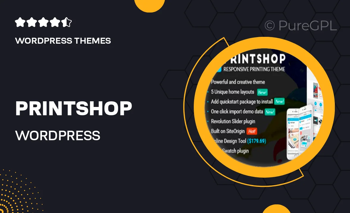 Printshop – WordPress Responsive Printing Theme