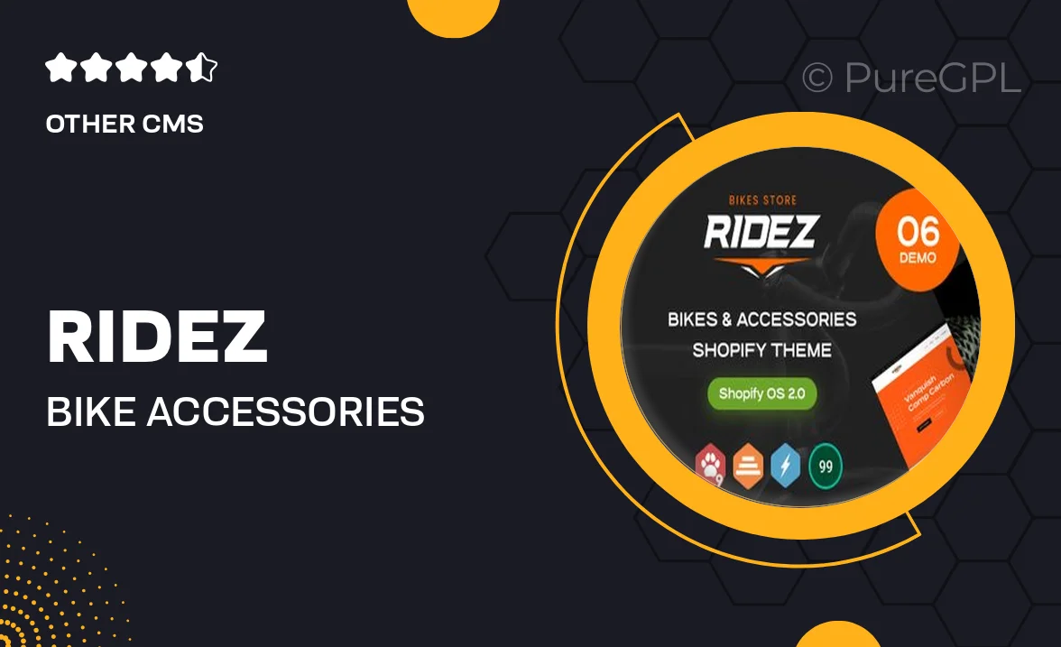 Ridez – Bike & Accessories Shopify Theme OS 2.0