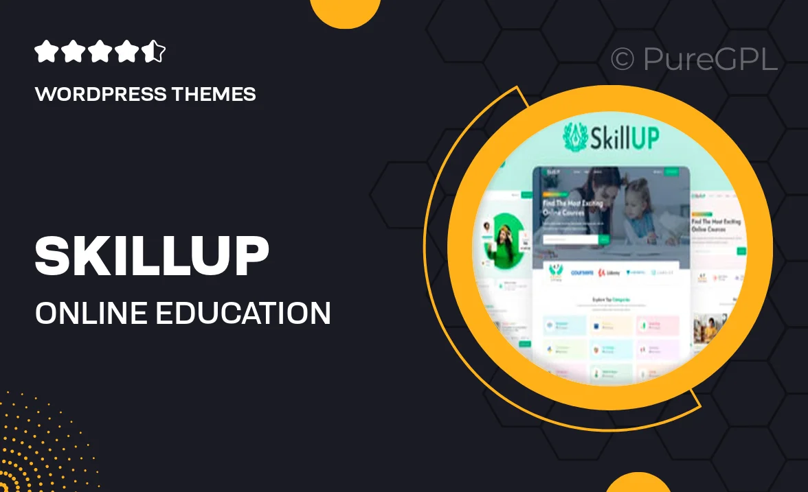 SkillUp – Online Education WordPress Theme