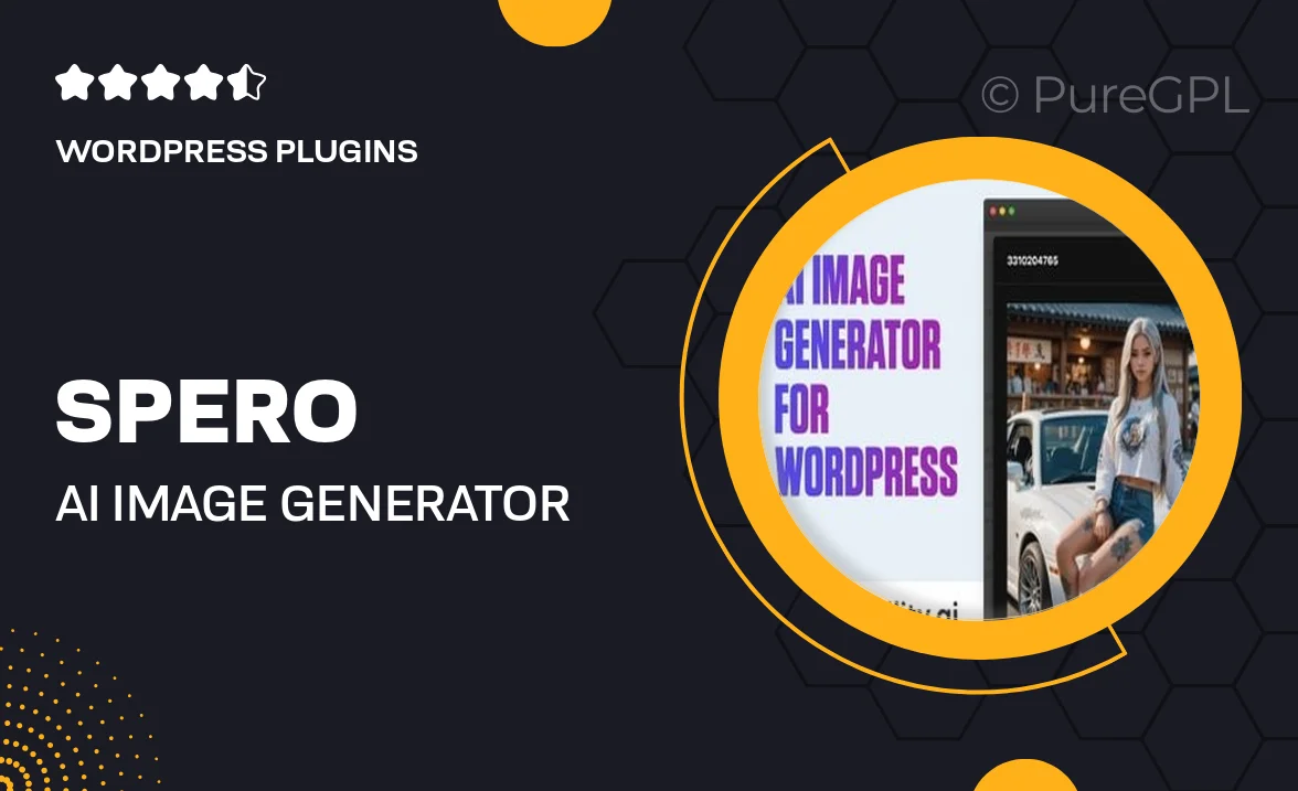 Spero – AI Image Generator & Editor For WordPress