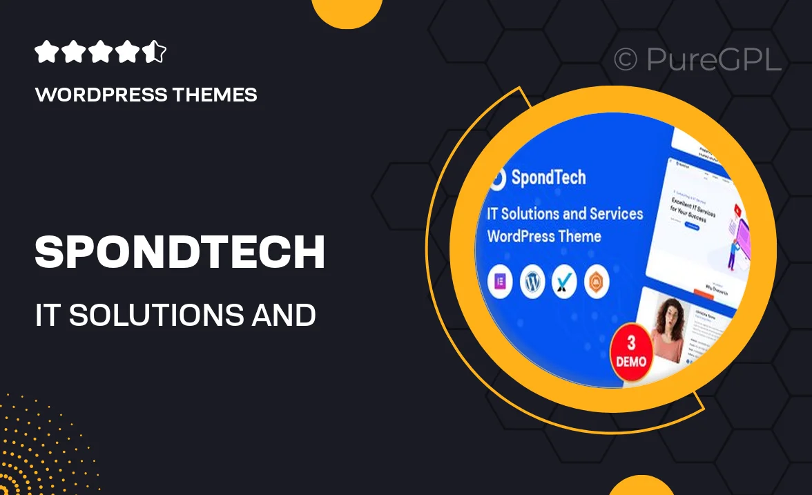 SpondTech – IT Solutions And Services WordPress Theme