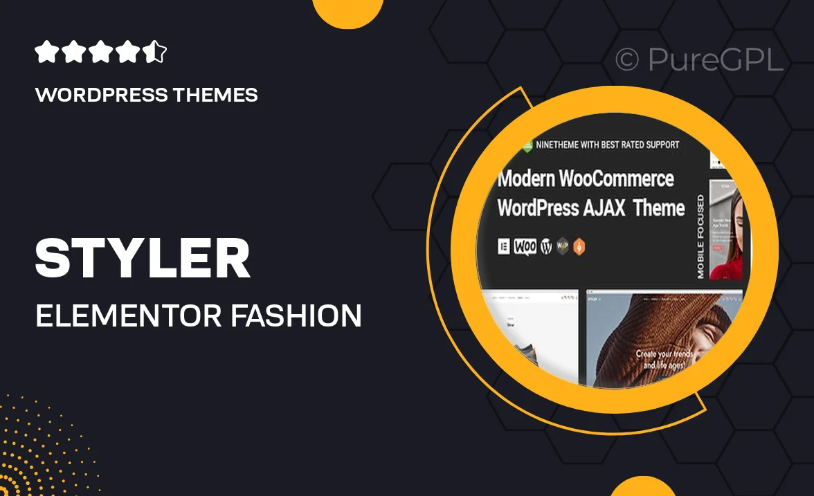 Styler – Elementor Fashion Store eCommerce Theme