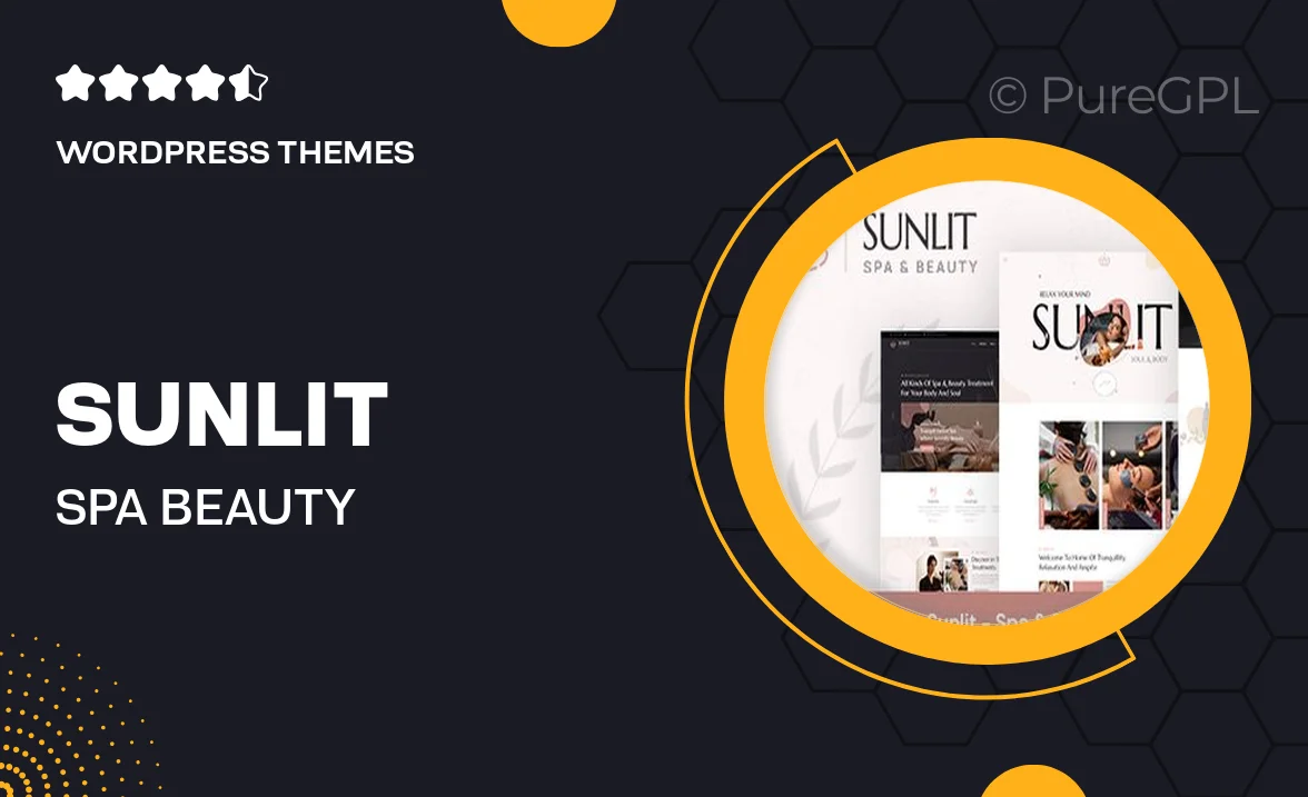 Sunlit – Spa & Beauty WordPress Theme