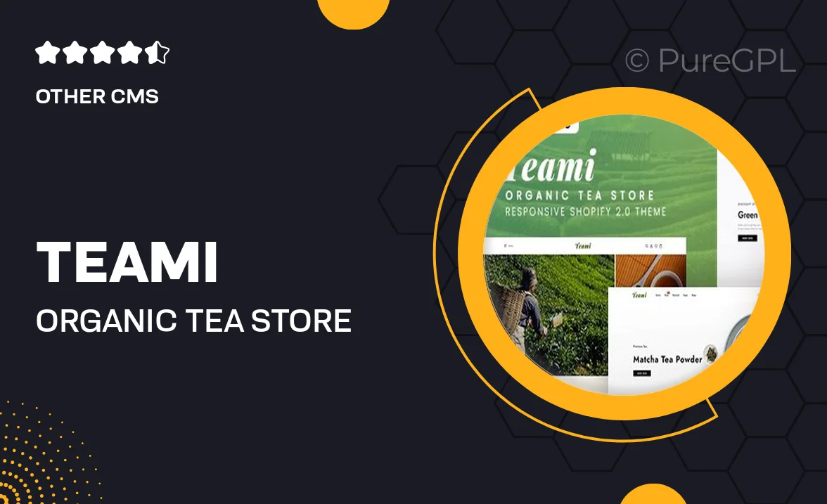 Teami – Organic Tea Store Shopify 2.0 Theme