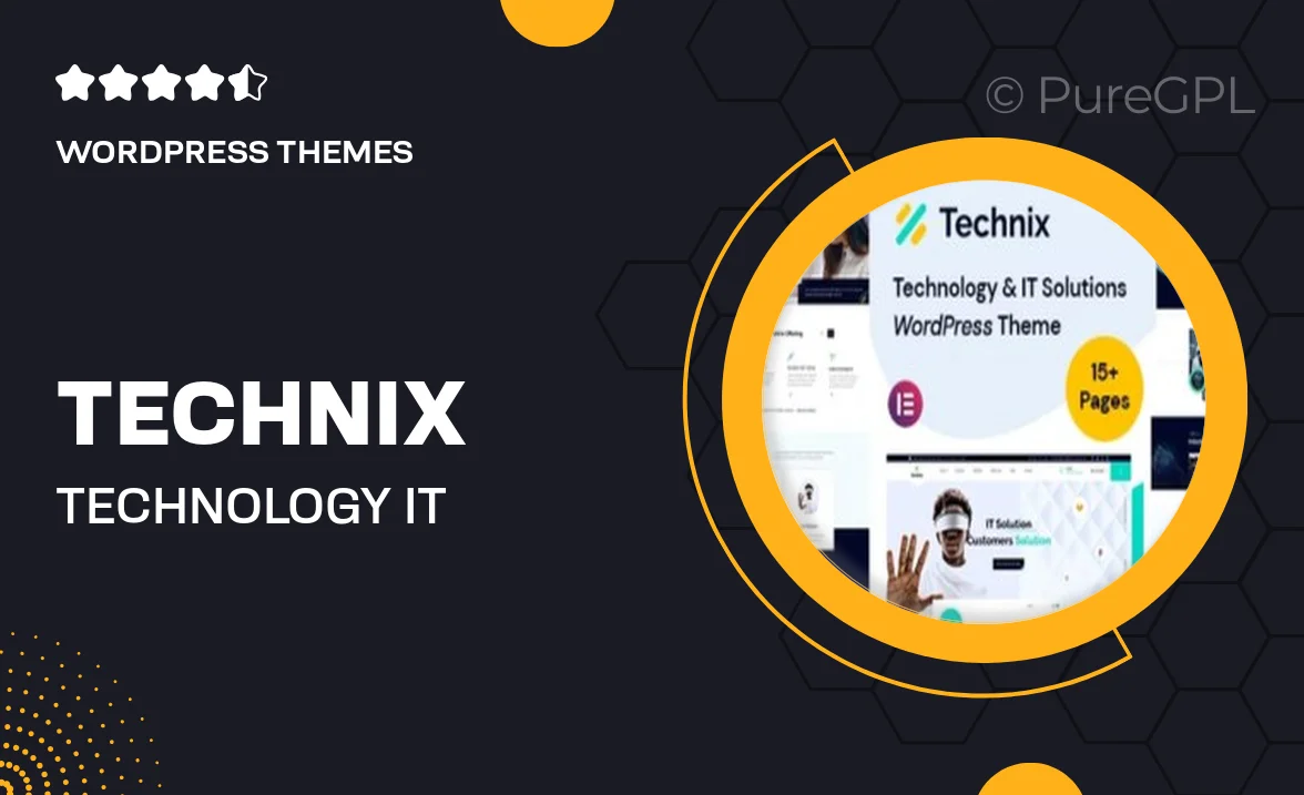 Technix – Technology & IT Solutions WordPress Theme