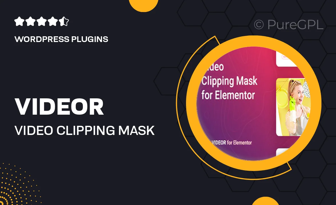 Videor – Video Clipping Mask for Elementor