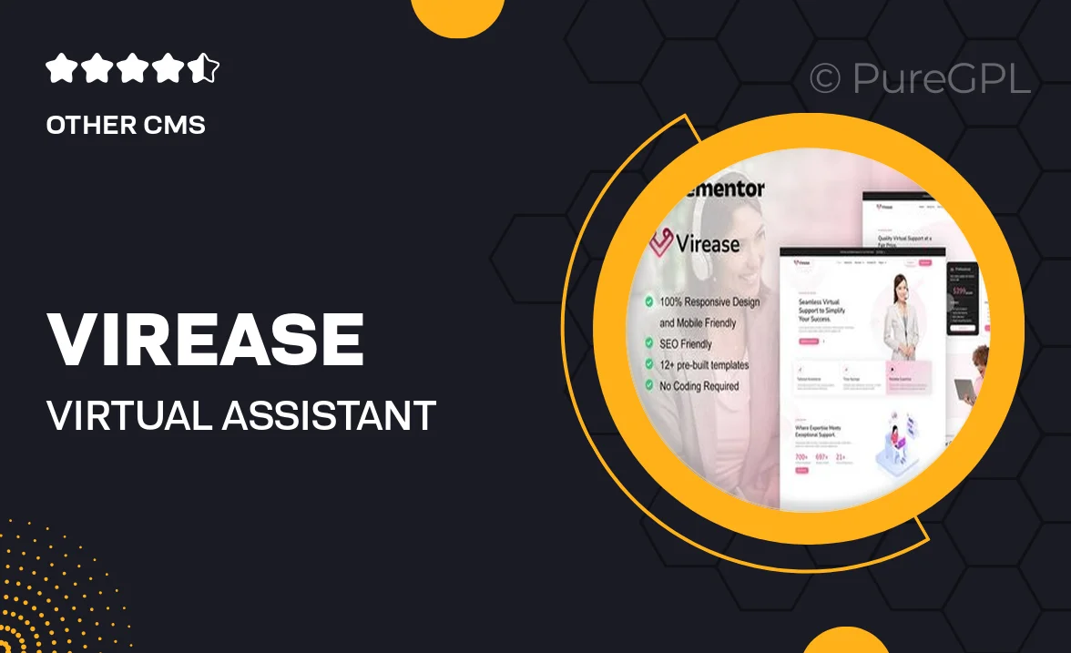 Virease – Virtual Assistant Service Elementor Pro Template Kit