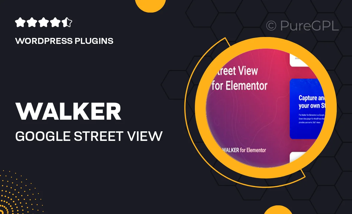 Walker – Google Street View for Elementor