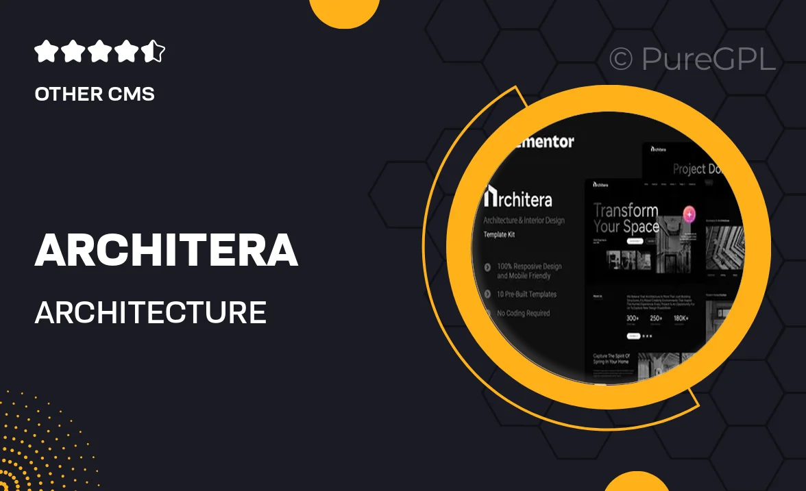 Architera – Architecture & Interior Design Elementor Template Kit