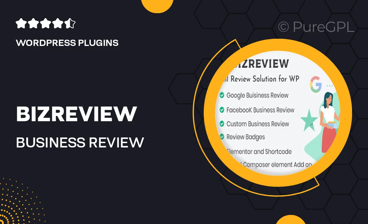 BIZREVIEW – Business Review WordPress Plugin