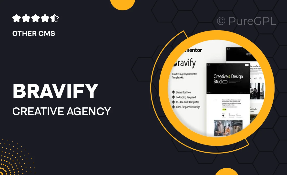 Bravify – Creative Agency Elementor Template Kit