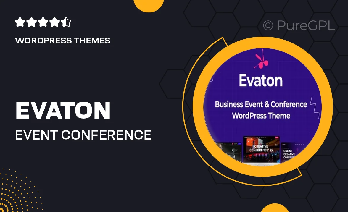 Evaton – Event Conference & Meetup WordPress Theme