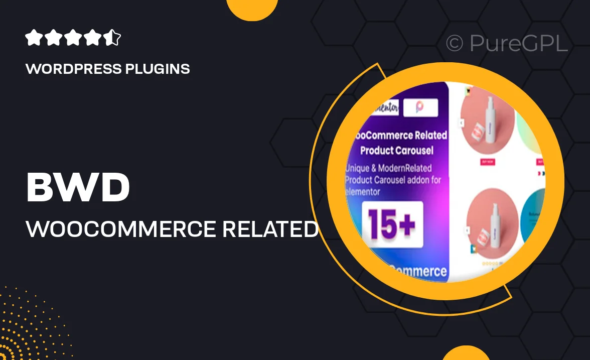 BWD WooCommerce Related Product Addon For Elementor