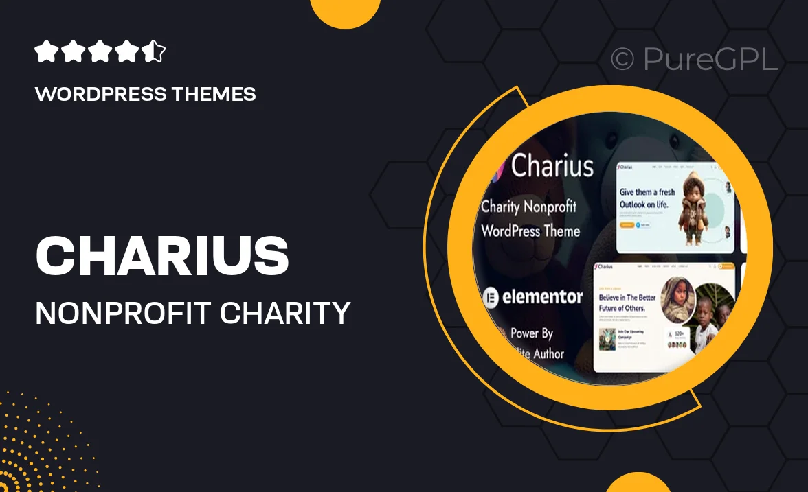 Charius – Nonprofit Charity WordPress Theme