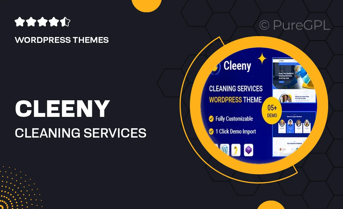 Cleeny – Cleaning Services & Repair Company WordPress Theme