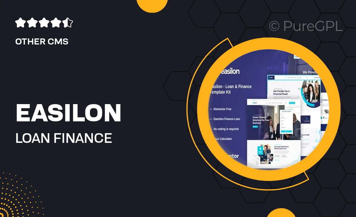 Easilon – Loan & Finance Template Kit