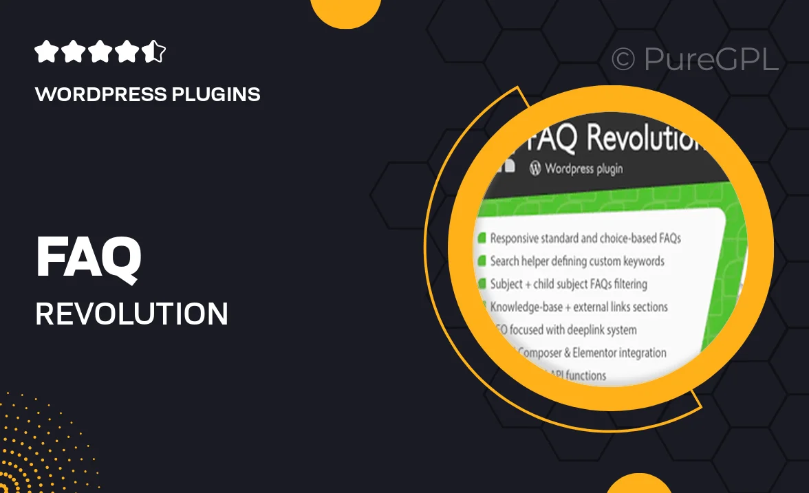 FAQ Revolution – WordPress Plugin