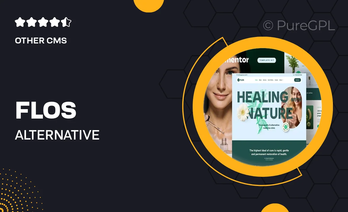 Flos – Alternative Medicine & Holistic Health Elementor Template Kit