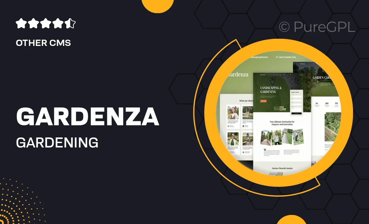 Gardenza – Gardening & Landscaping Elementor Pro Template Kit