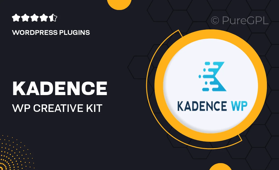 Kadence wp | Creative Kit