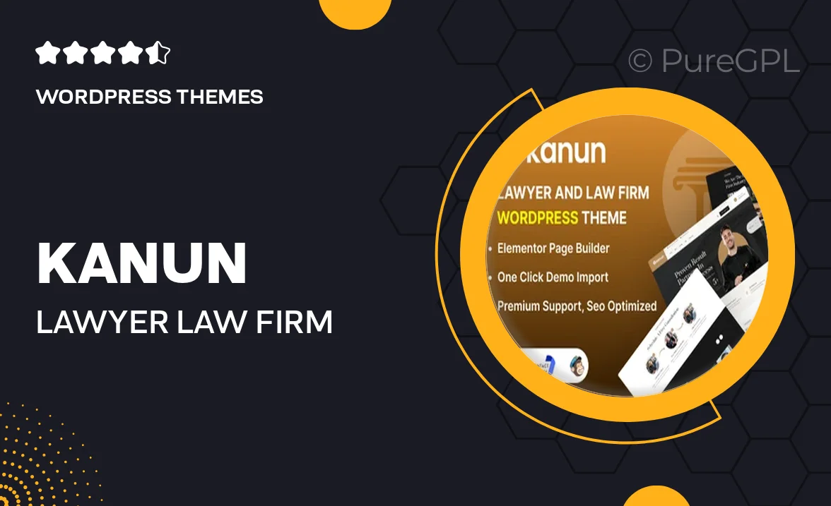 Kanun – Lawyer & Law Firm WordPress Theme