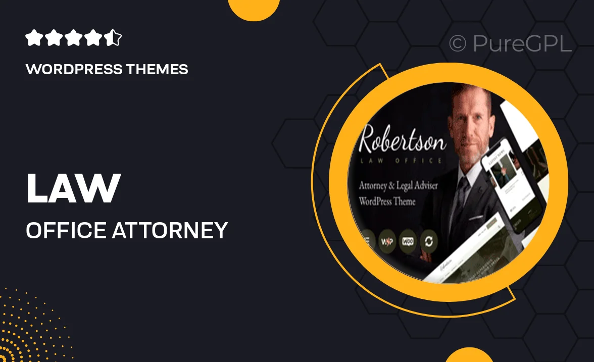 Law Office – Attorney & Legal Adviser WordPress Theme + RTL