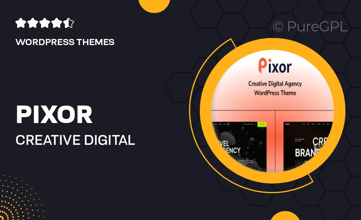 Pixor – Creative Digital Agency WordPress Theme