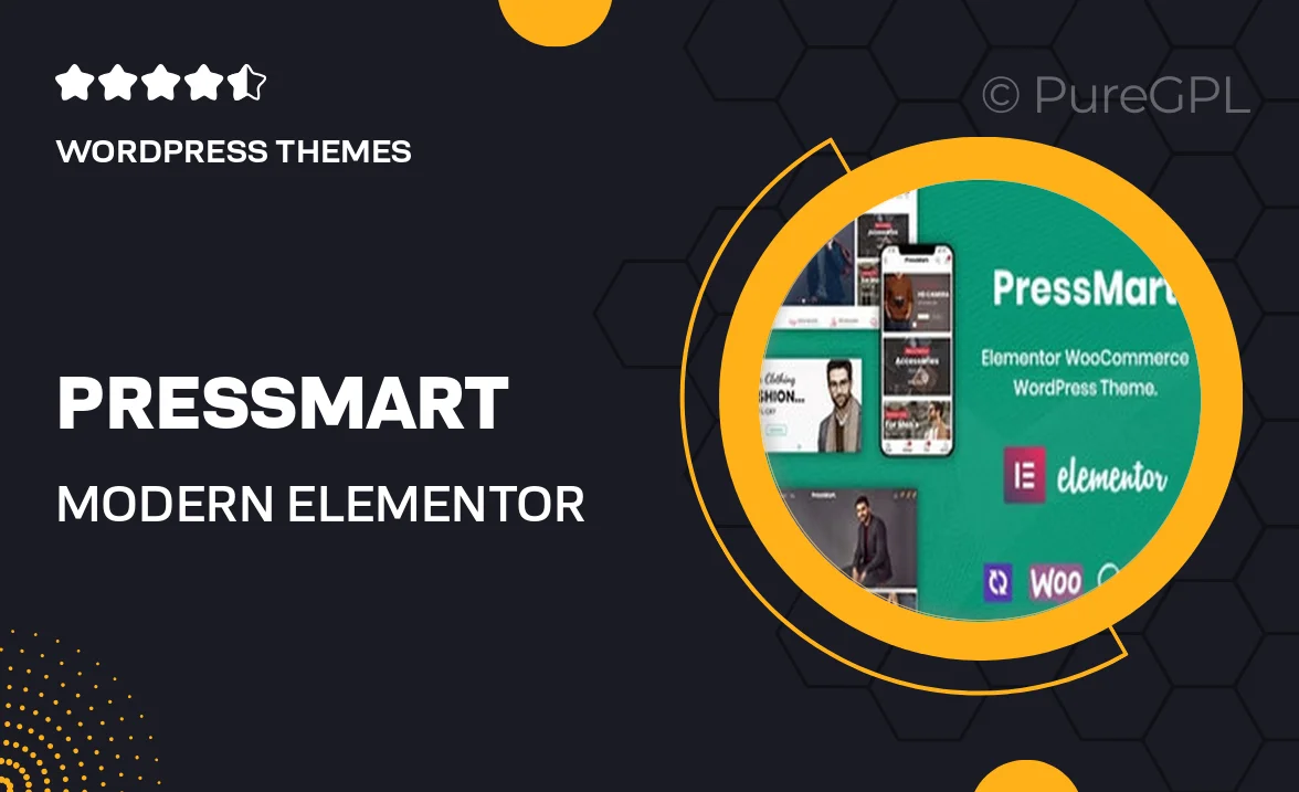 PressMart – Modern Elementor WooCommerce WordPress Theme