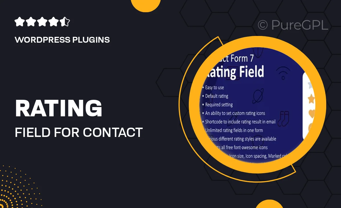 Rating Field for Contact Form 7